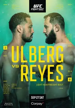 UFC Перт Улберг – Рейес спрямая трансляция 28.09.2025 смотреть онлайн бесплатно